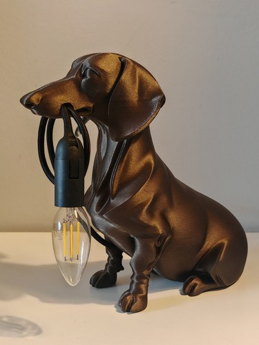 Dachshund table lamp - lamp, sausage