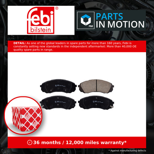 Brake pads set fits kia - fits, sedona