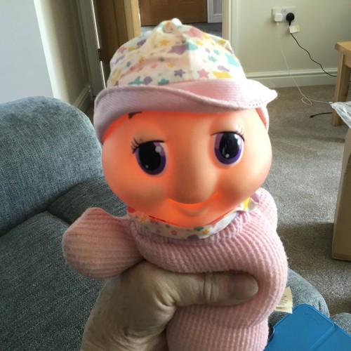 Hasbro glow worm pink vintage - hasbro,