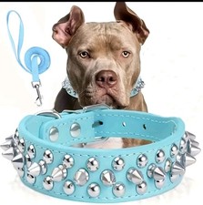 Adjustable Leather Pet Collar