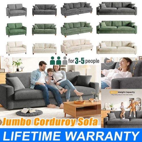 Seater corduroy sofa modern - sofa,