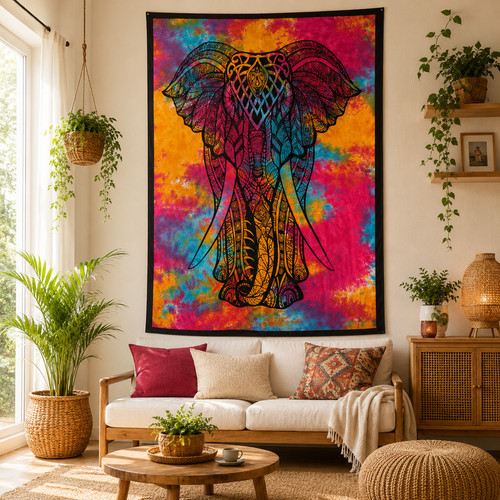 Large elephant wall - elephant, hanging