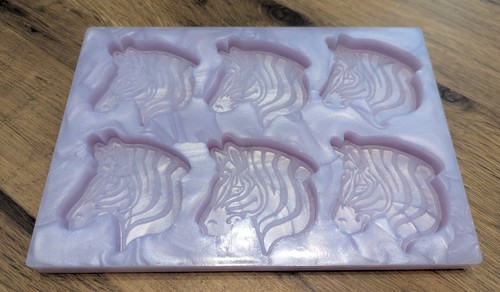 Zebra head shaped - shaped, silicone