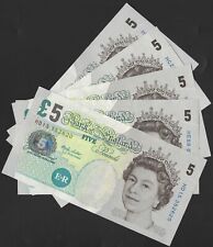 B395 LOWTHER 2002 FIVE POUND £5 BANKNOTE  - SELECT YOUR NOTE