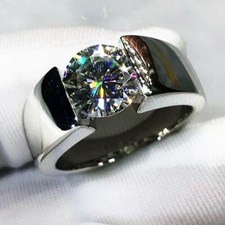 3.75 Ct Round Moissanite