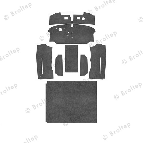 Interior carpet for bulli t - vw,