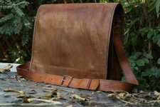 Leather Briefcase Messenger