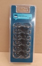 Aluminium Pewter effect Round Swirl Furniture Knob, Pack of 6