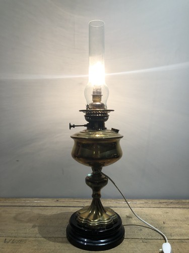 Antique victorian brass oil - antique,