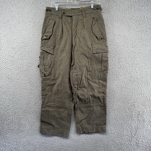 Vintage wool military pants - vintage,