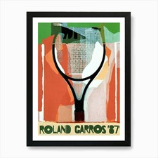 Roland Garros 77 Art Print Framed Wall Art Poster Canvas Print Picture