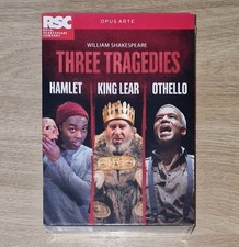 RSC: THREE TRAGEDIES - Hamlet, King Lear & Othello (DVD, 3-Disc Set). Opus Arte.