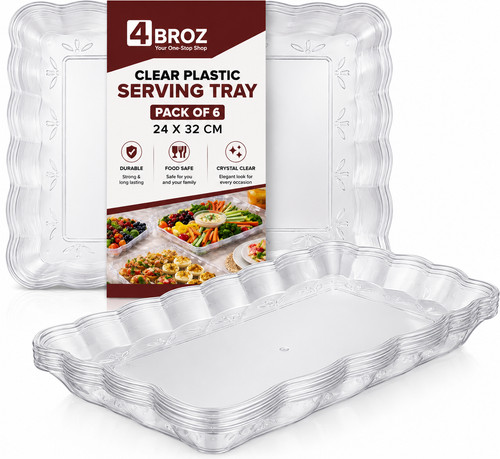 Reusable plastic serving - reusable,