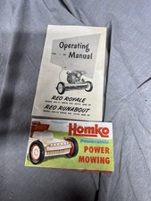 2 Vintage Push Mower Brochures