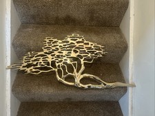 Polished Brass Bonsai Tree Wall Art