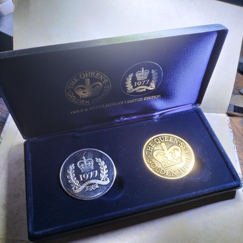 Queens golden jubilee coins - queens,