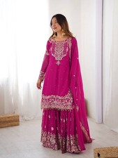 Georgette Pearls Punjabi