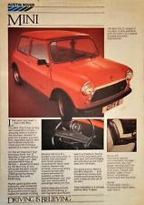 Austin Rover Mini - Metro -