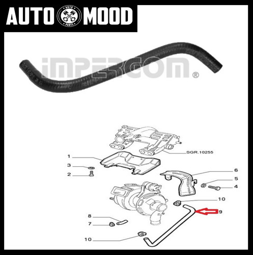 Turbo sleeve air supply point - sleeve,