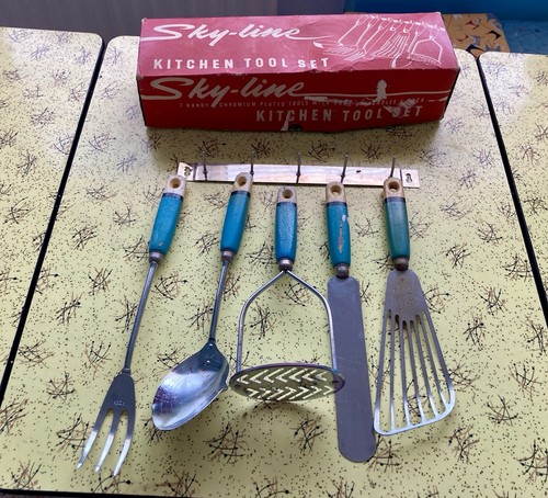 Vintage set sky line - vintage, of
