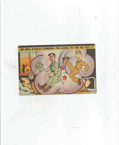 Patriotic post card with great - with,