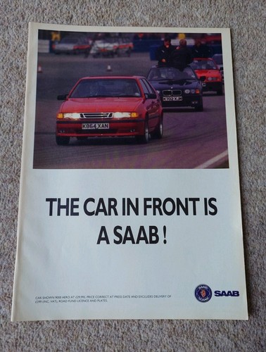 Saab 9000 aero advert - 9000,