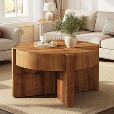 31.5-Inch Solid Wood Round
