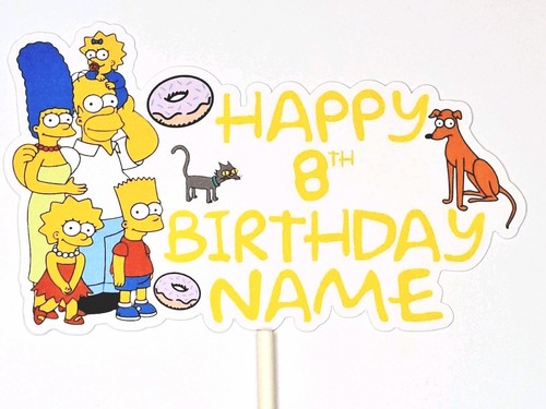 Simpsons cake topper - , x1