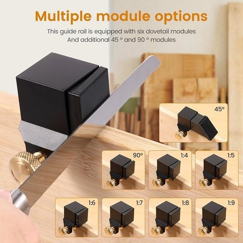 Dovetail saw guide magnetic - dovetail,