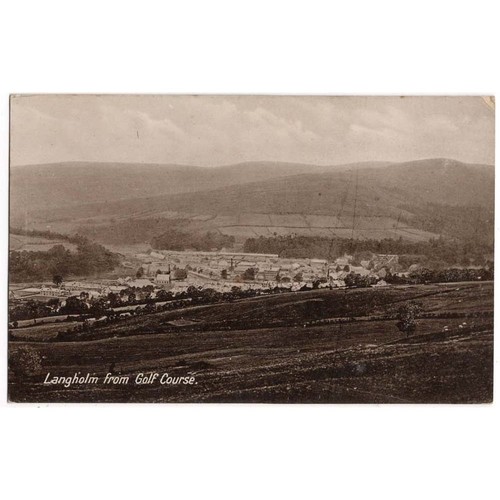 Langholm from golf course - langholm,