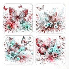 Teal & Pink Butterfly Gift