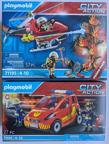 Playmobil fire helicopter - playmobil,