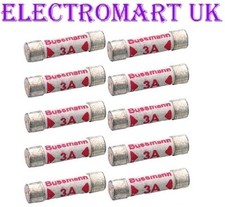 BUSSMAN 10 X 3A 3 AMP MAINS