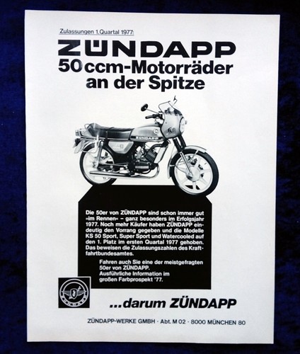 Zündapp tt original - zündapp, 50
