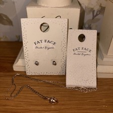 Fat Face Silver Tone Necklace