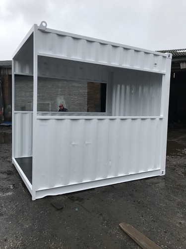 Smoking shelter painted - smoking,