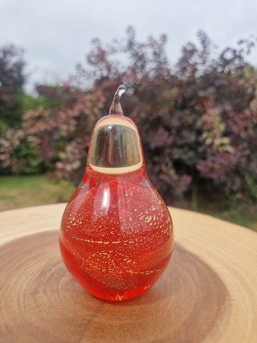 Mdina art glass pear shaped - glass,