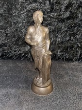 Bronze Layered Golfer 30 Cm Statue