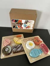 WOODEN PLAY FOOD SETS –