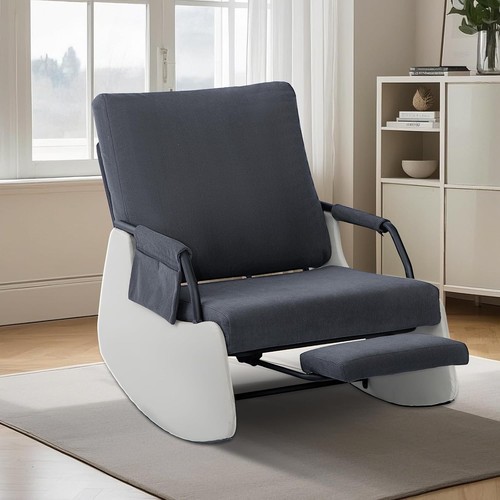 Upholstered nursery rocking - upholstered,