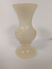Vintage Cream Marble Bud Vase