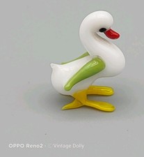 Vintage Retro Art Glass Murano Animal - Small bird  #5