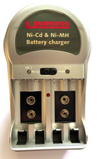 UniRoss RC101159 Ni-cd/Ni-MH Battery Charger AA, AAA or 9V
