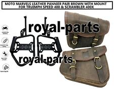 MOTO MARVEL LEATHER PANNIER