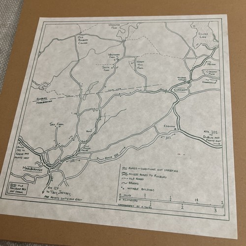 Vintage map cheshire county - vintage, map: