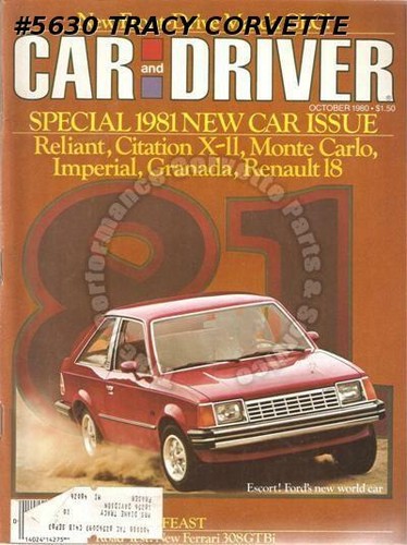 October 1980 car - car, driver
