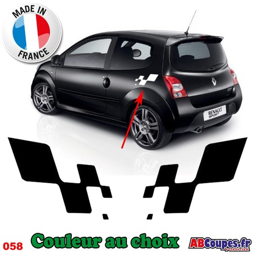 Stickers checkerboard renault - checkerboard,