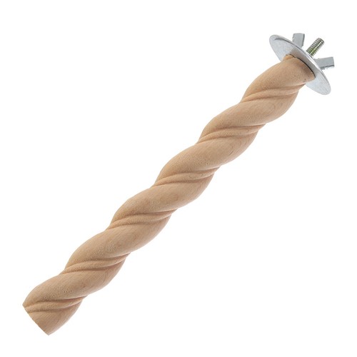 Wooden perch stand toy - wooden,