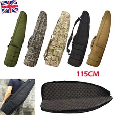 Tactical Hunting Shooting Padded Carry Case Air Rifle Gun Slip Bag 5 Colors UK