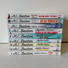 M.C. Beaton Agatha Raisin Bundle Of 9 Paperback Books bundle